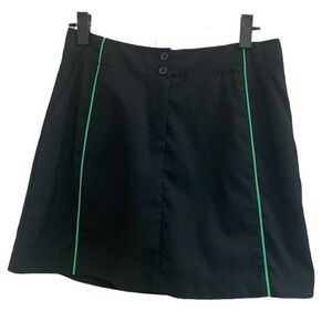 Nike Dri-Fit Golf Skirt Black and Green Stripe‎ Size 6